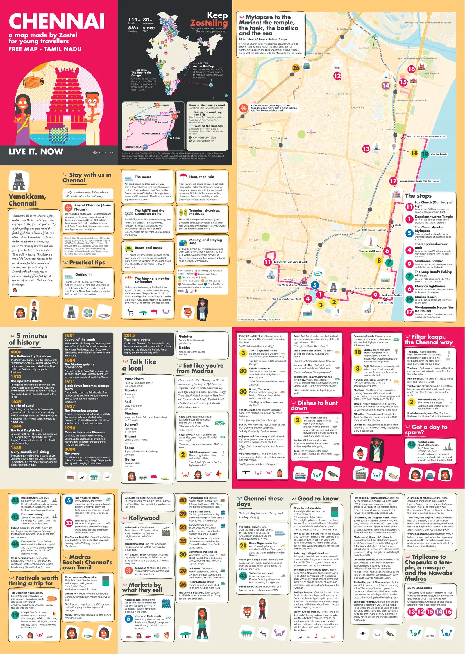 The Chennai city guide: the cover, history, words to know, walks and quests