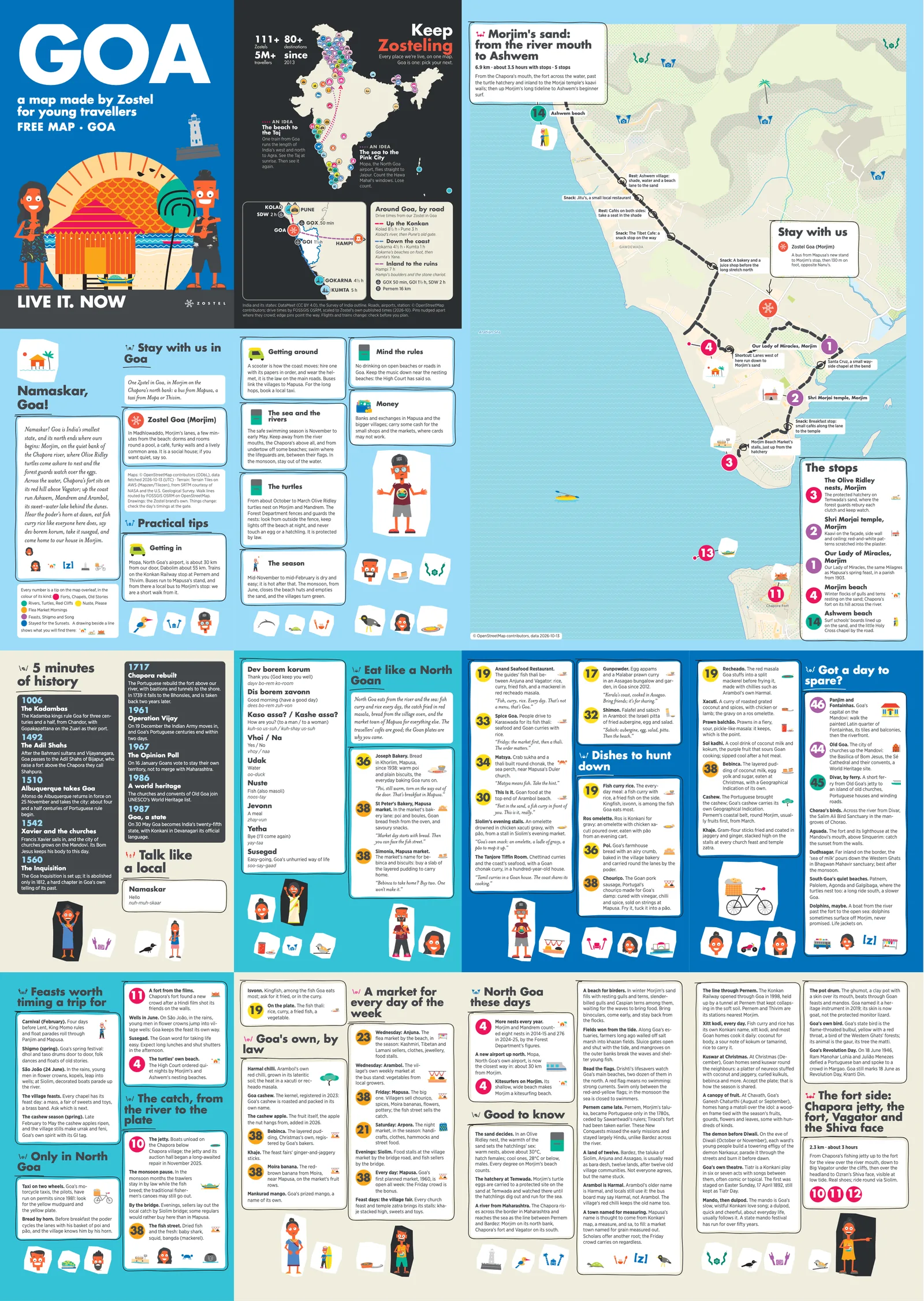 The Goa city guide: the cover, history, words to know, walks and quests